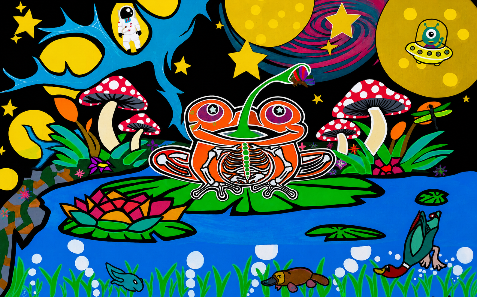 Frog dreamscape