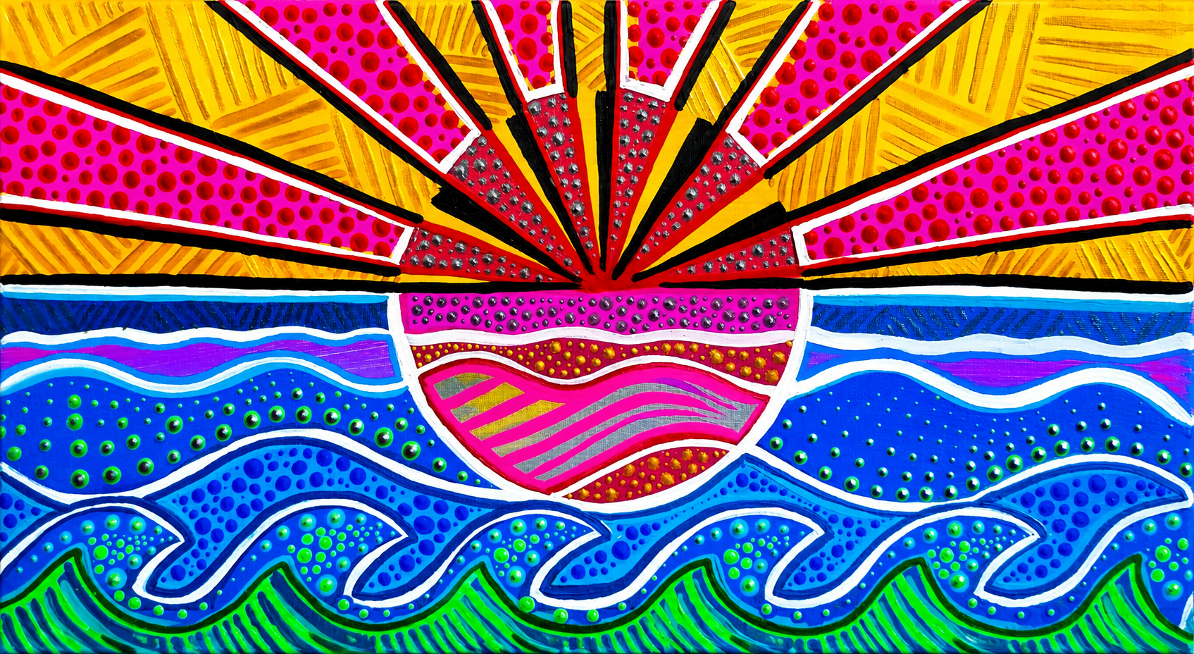Sunrise over sea